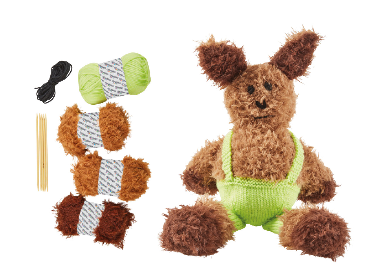 Crelando Cuddly Toy Knitting Set1