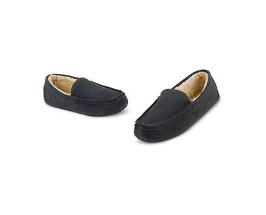 Royal Class Men's Genuine Suede Slippers