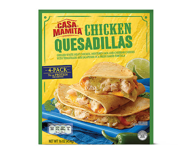 Casa Mamita 4-Pack Chicken or Carnitas Quesadillas