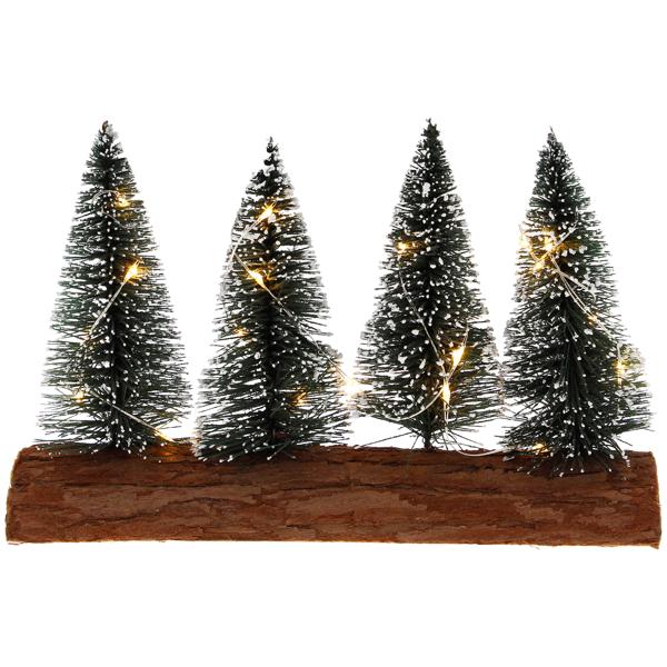 Weihnachtsbäume mit LED-Beleuchtung