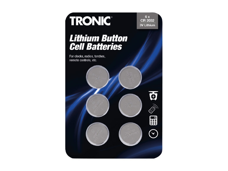 TRONIC 6 Button Cell Batteries