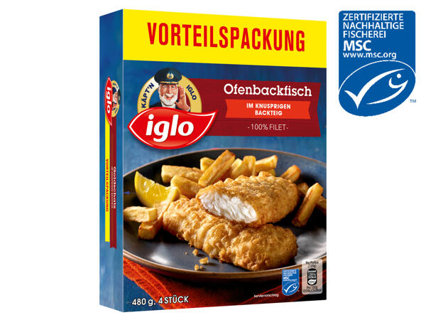 Iglo MSC Ofen Backfisch