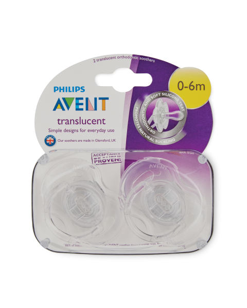 Avent Clear Soothers 0-6 Months