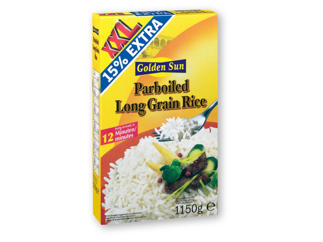 GOLDEN SUN(R) Parboiled Long Grain Rice