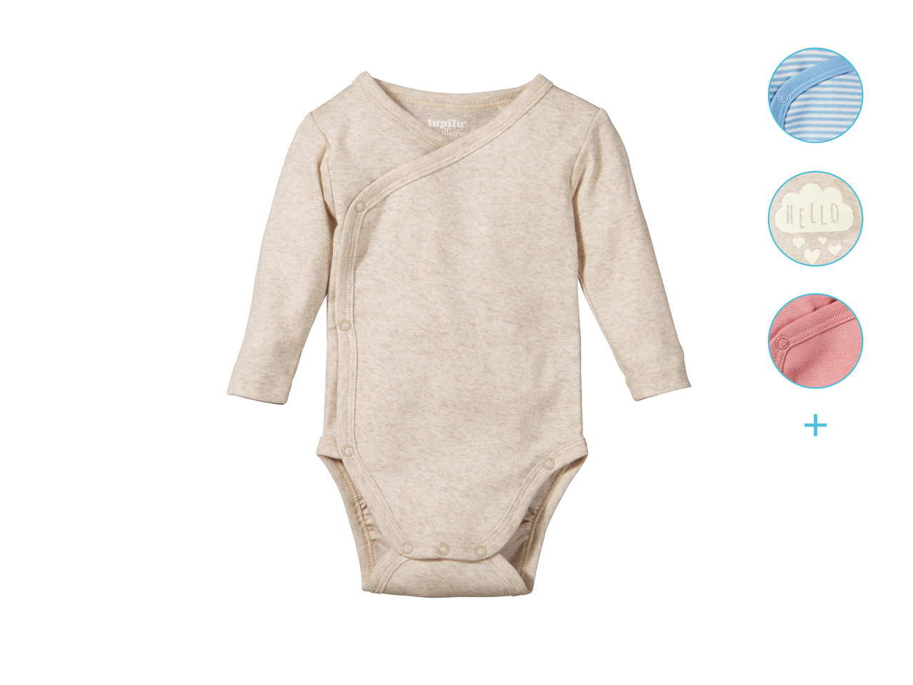 Lupilu Pure Collection Wrapover Bodysuit1