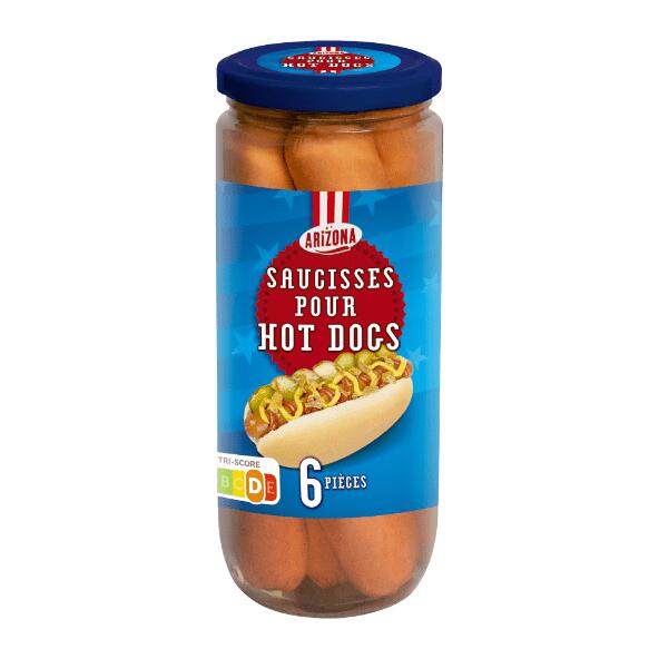 ARIZONA(R) 				Saucisses pour hot dogs