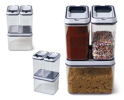 Crofton 
 Airtight Snack Jar or Shake & Store Container Set