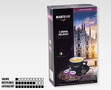 MARTELLO(R) Kaffee-Kapseln "Crema Milano"
