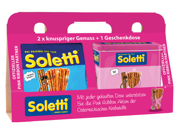 Soletti Soletti inklusive Pink Ribbon-Dose