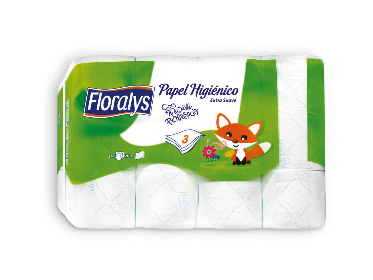 FLORALYS(R) Papel Higiénico 3 Folhas