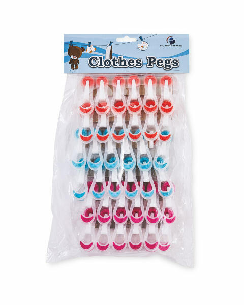 Addis Bright Colours Pegs 36 Pack