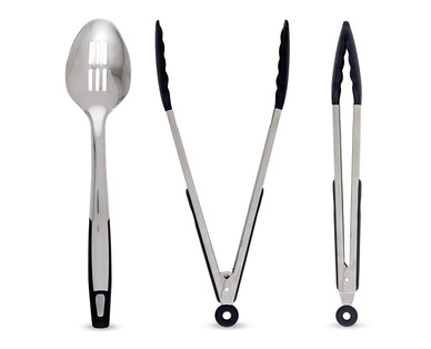 Crofton Stainless Steel Utensils with Grip