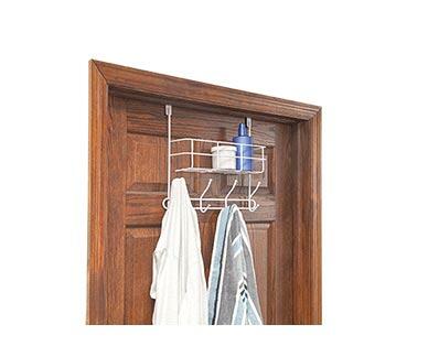 Huntington Home Over-the-Door Hooks with Basket