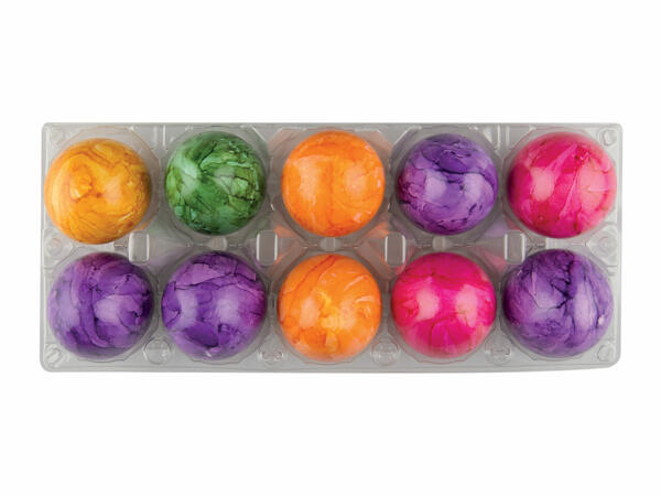 10 ouă colorate