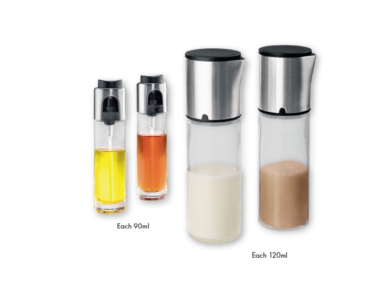 ERNESTO Vinegar & Oil Sprayer/Sugar and Cream Set