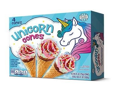 Sundae Shoppe Unicorn or Galactic Ice Cream Cones