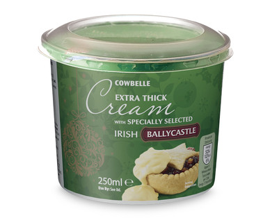 Extra Thick Cream with Specially Selected Irish Ballycastle