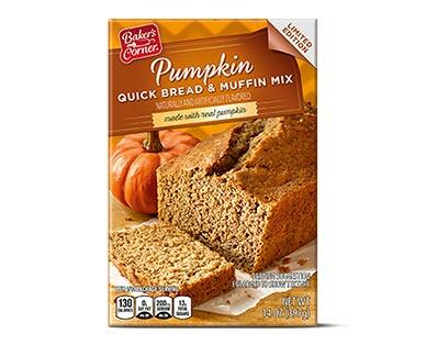 Baker's Corner 
 Pumpkin Quick Bread Mix