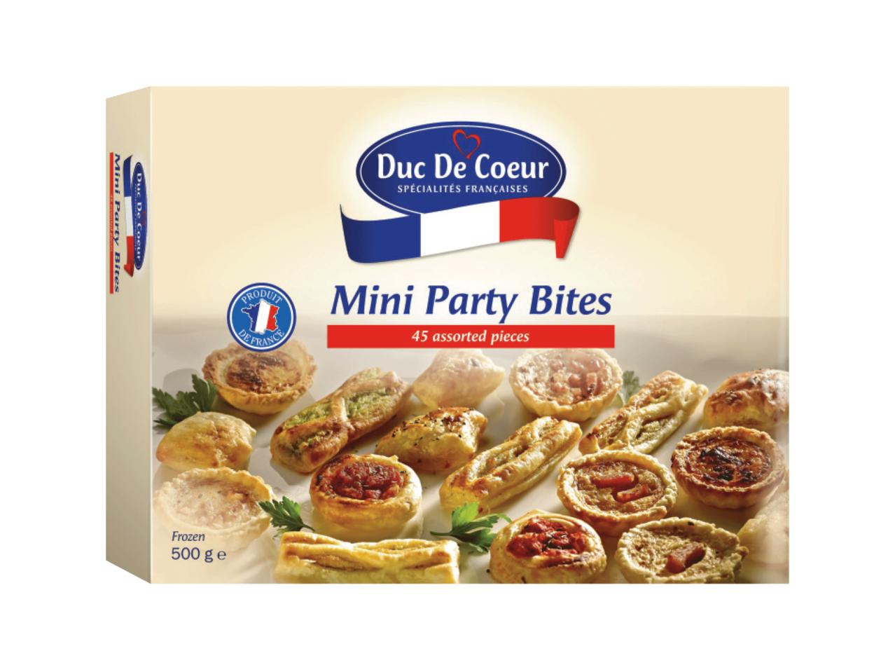 DUC DE COEUR Assorted Mini Party Bites