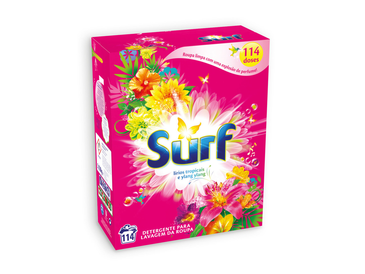SURF(R) Detergente em Pó Tropical 114 Doses